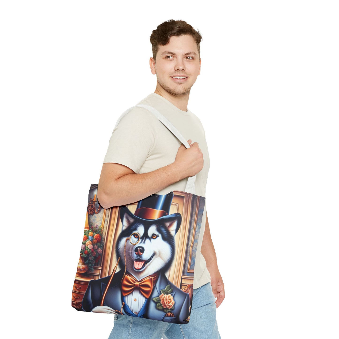 Mr Husky Tote Bag