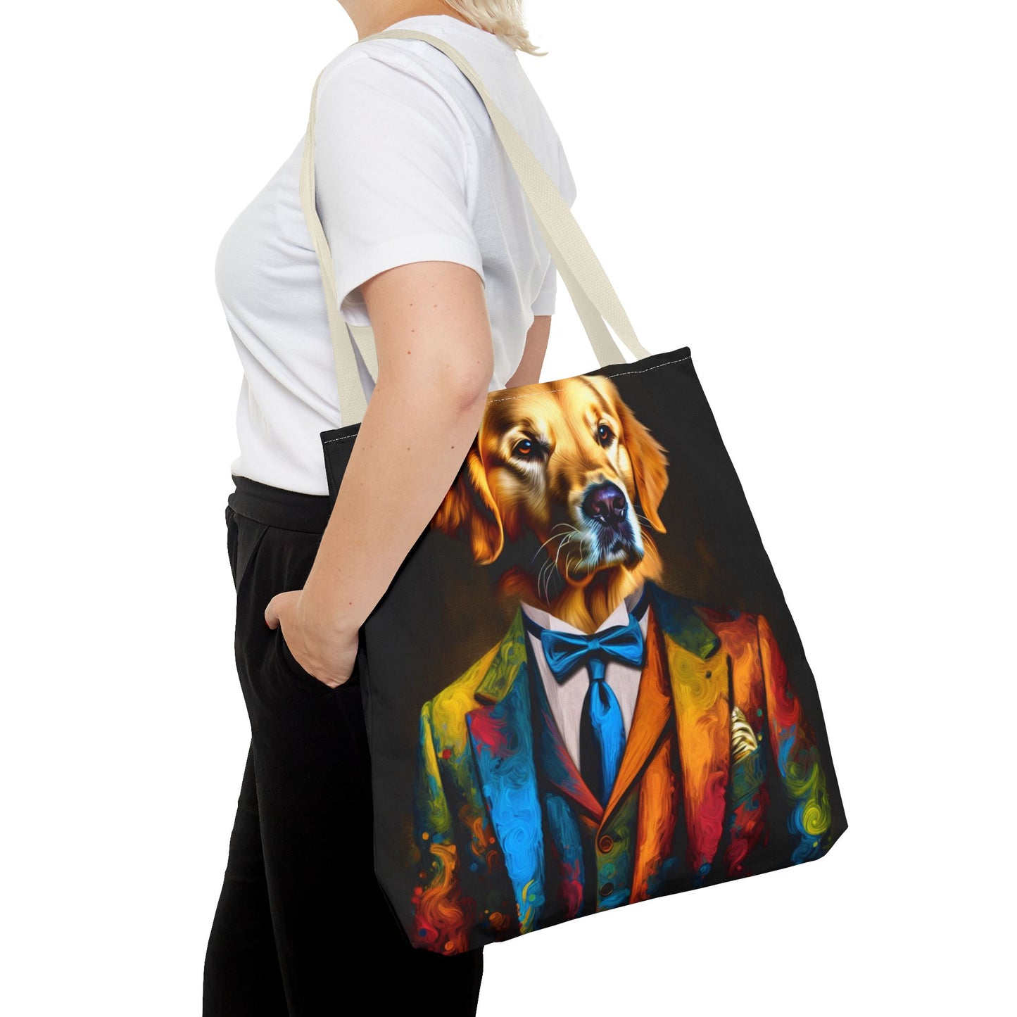 Mr Golden Retriever Tote Bag