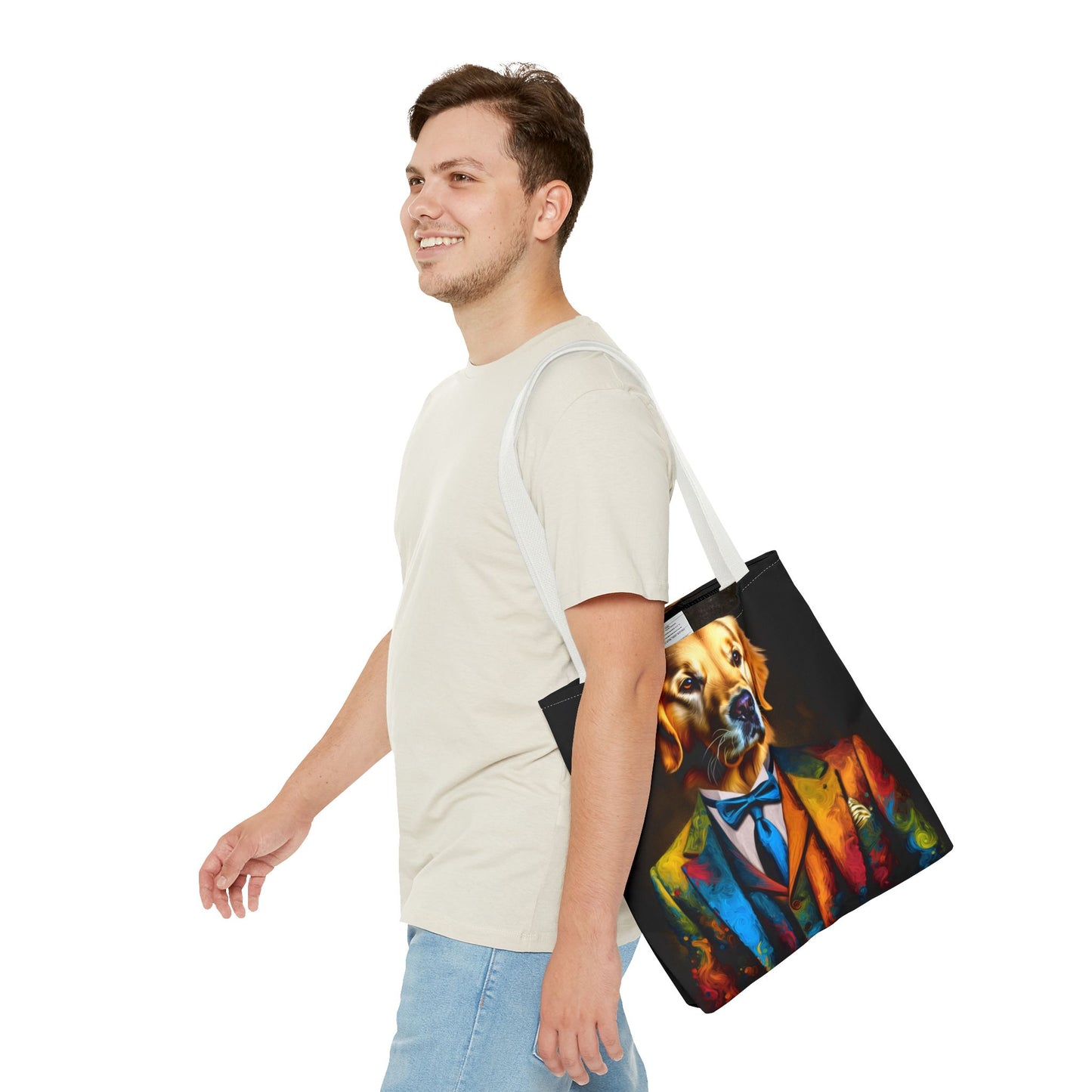 Mr Golden Retriever Tote Bag