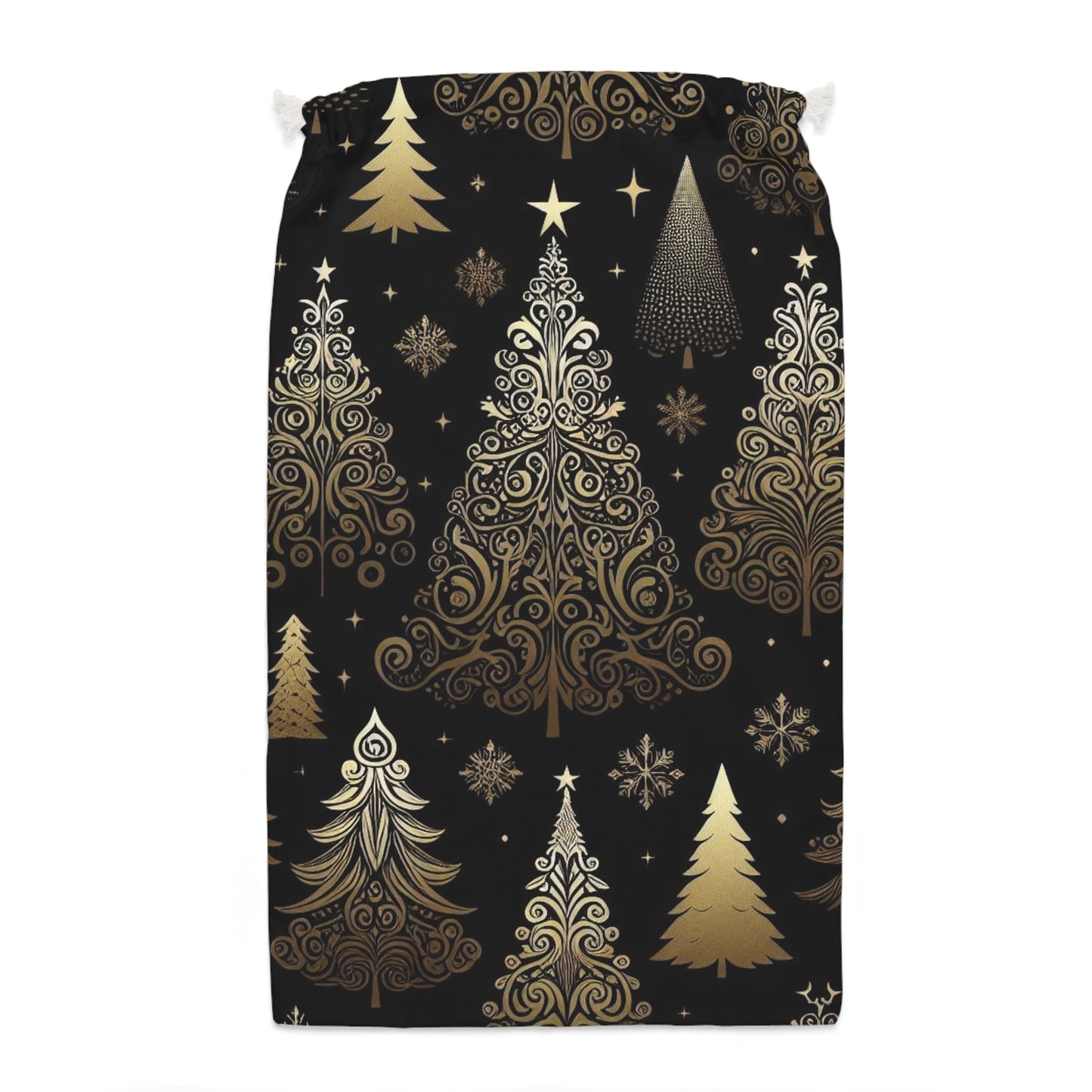 Fancy Christmas Trees Gift Sack