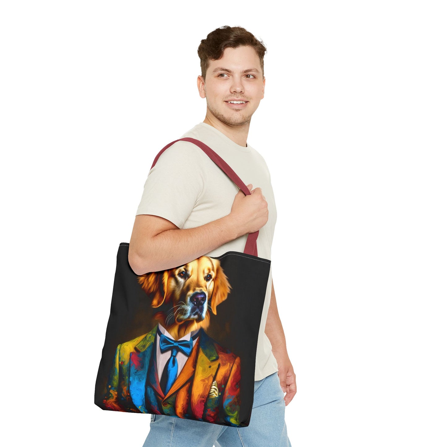 Mr Golden Retriever Tote Bag
