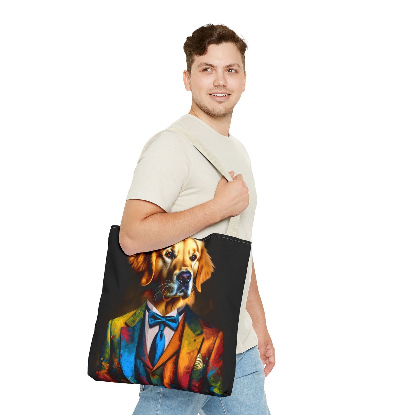 Mr Golden Retriever Tote Bag