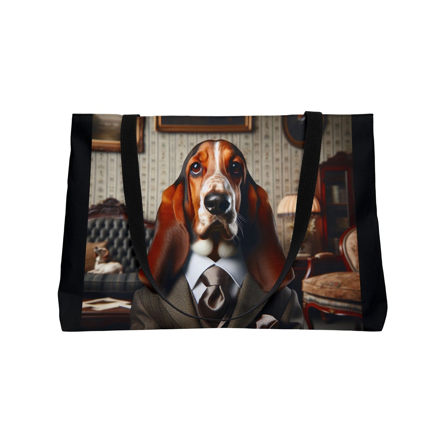 Mr Basset Hound Weekender Tote Bag