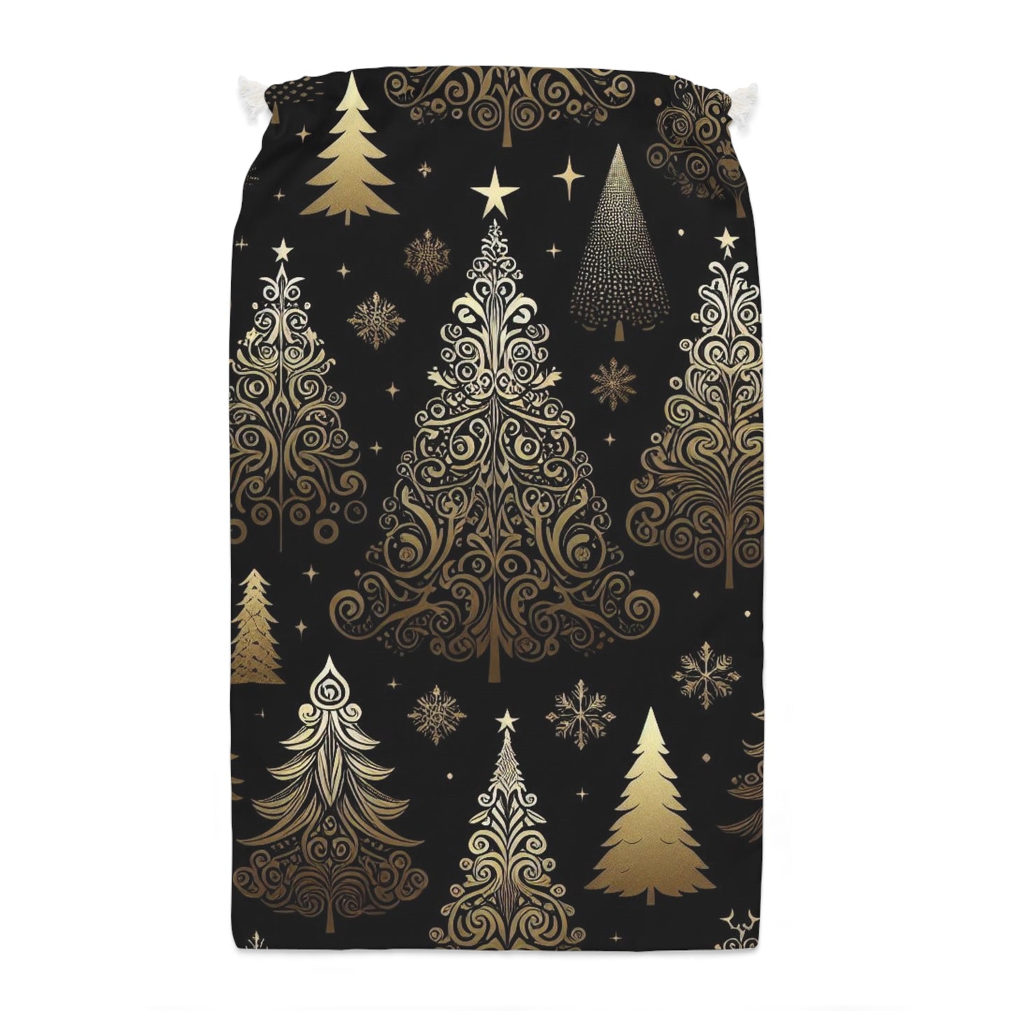 Fancy Christmas Trees Gift Sack