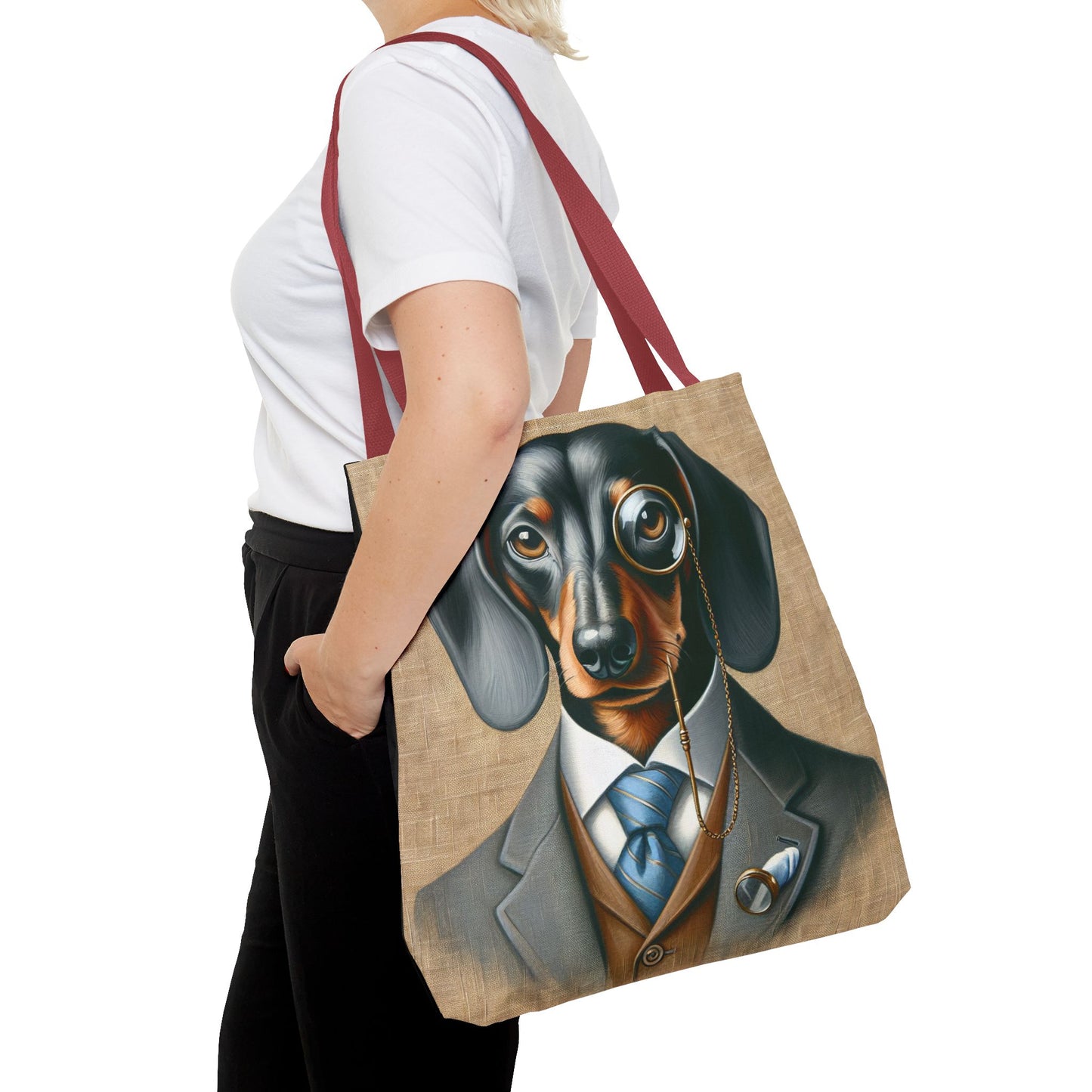 Mr Dachshund Tote Bag (AOP)