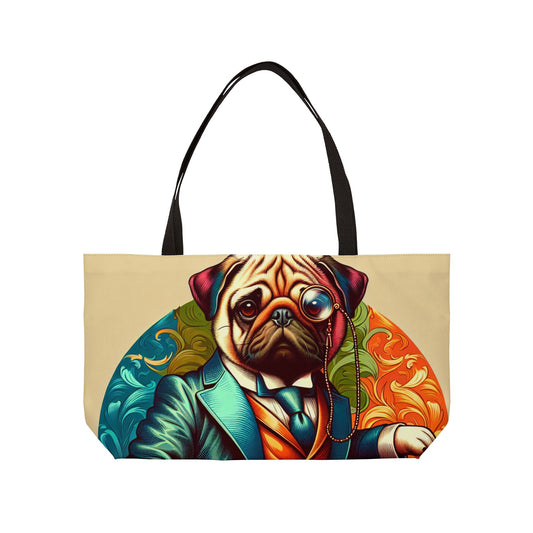 Mr Pug Weekender Tote Bag