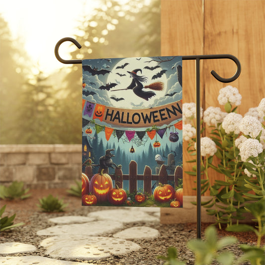 Halloween Garden & House Banner