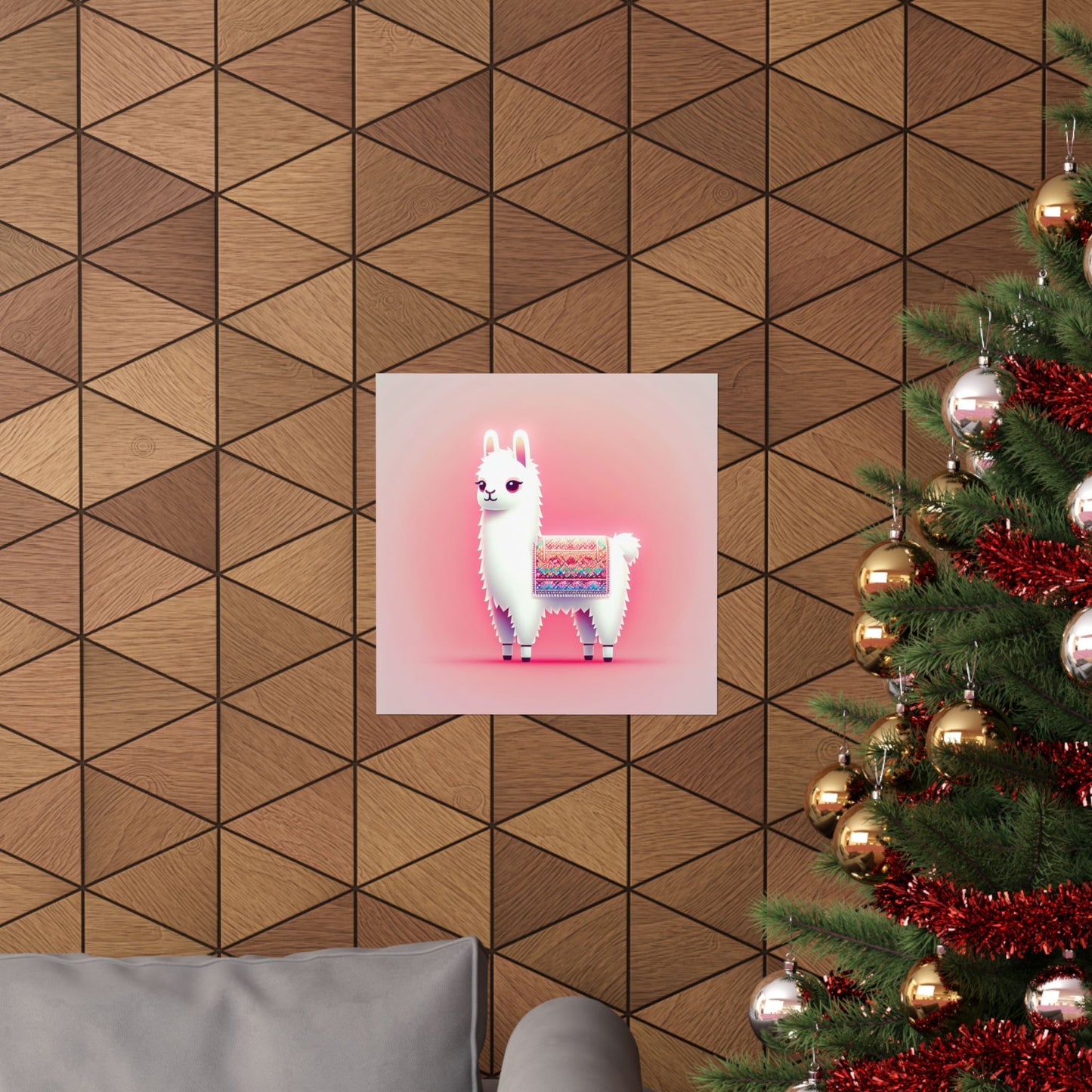 Llama A Vertical Posters