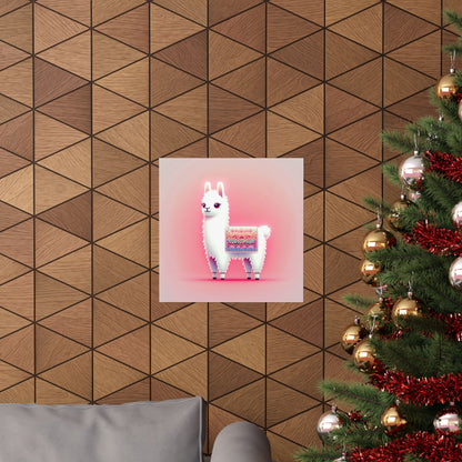 Llama A Vertical Posters