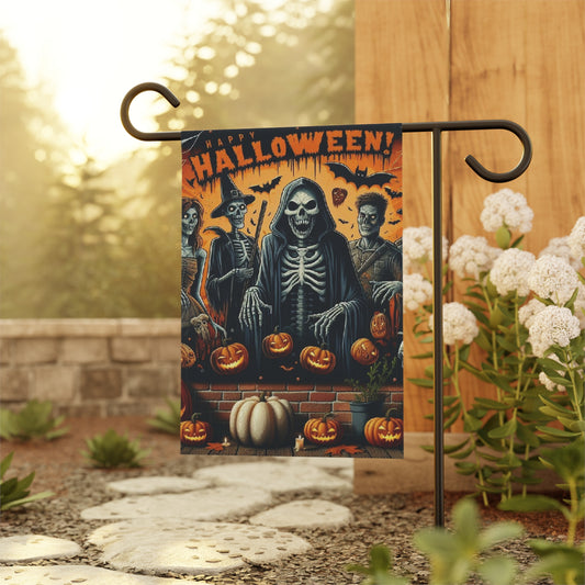 Halloween Garden & House Banner