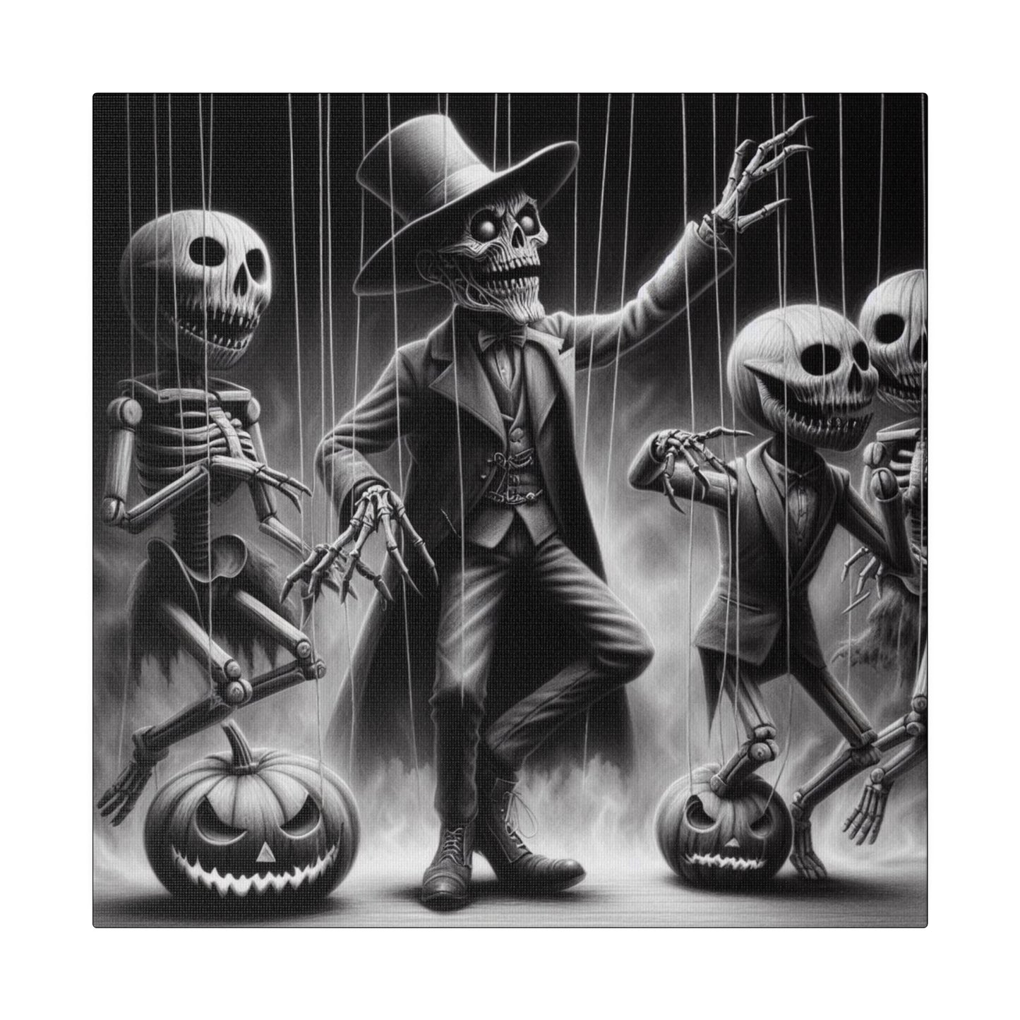 Halloween Marionettes Canvas Print
