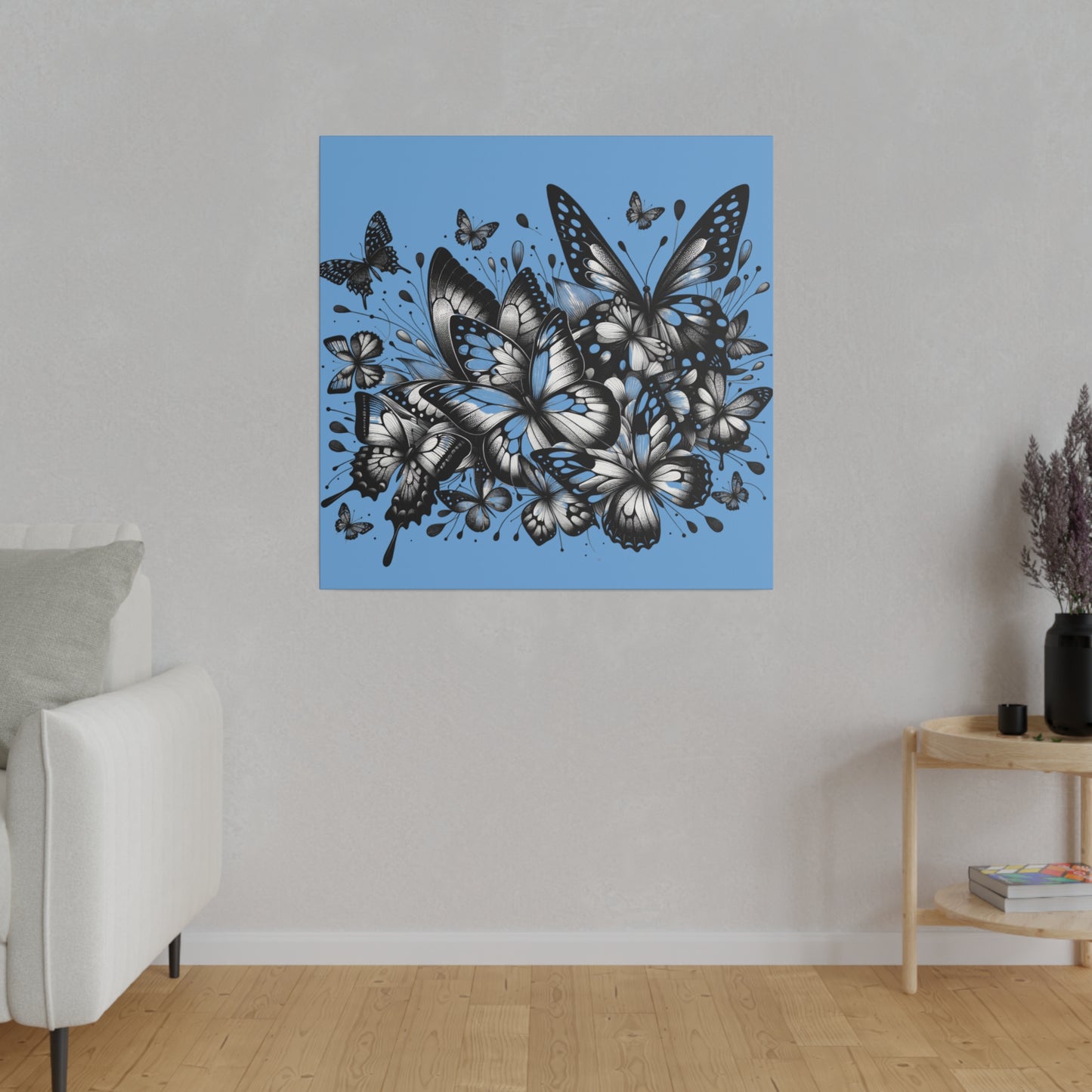Butterfly Rush Graphic Original Matte Canvas, Stretched, 0.75"