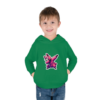 Dabbing Llama Toddler Pullover Fleece Hoodie