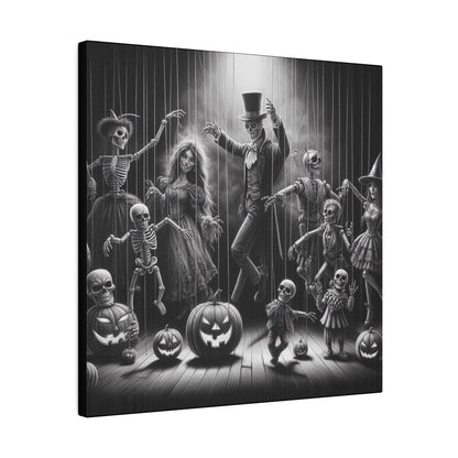 Halloween Marionettes Canvas Print