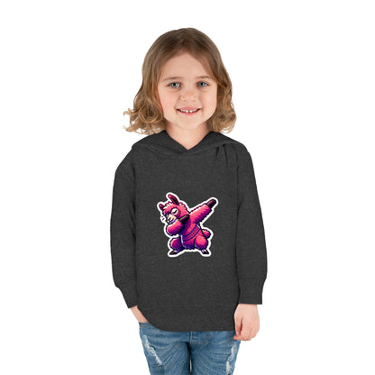 Dabbing Llama Toddler Pullover Fleece Hoodie