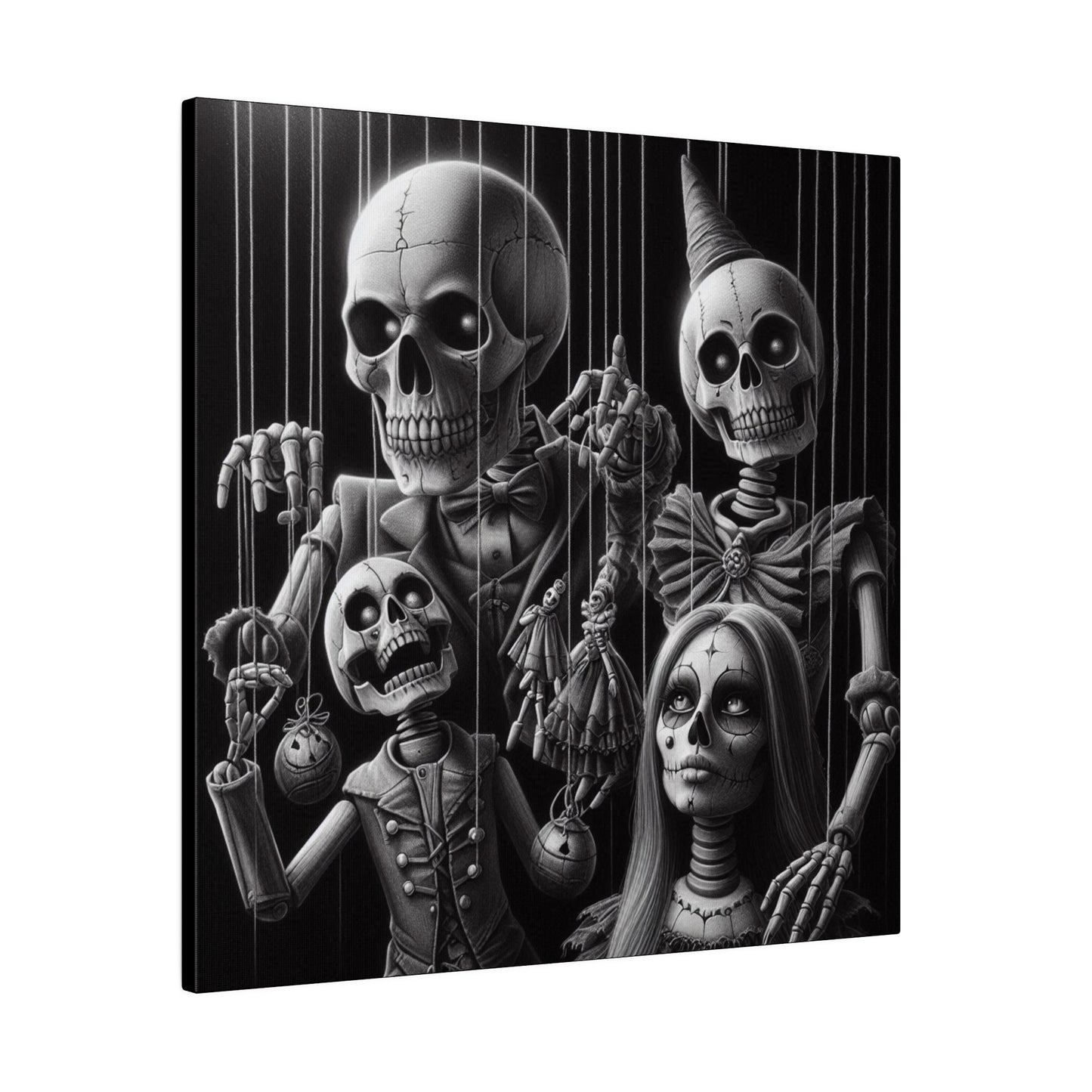 Halloween Marionettes Canvas Print