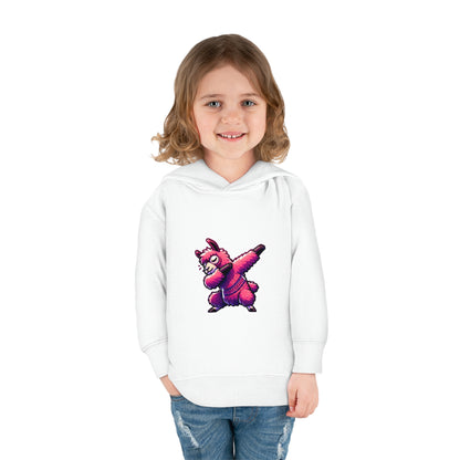 Dabbing Llama Toddler Pullover Fleece Hoodie