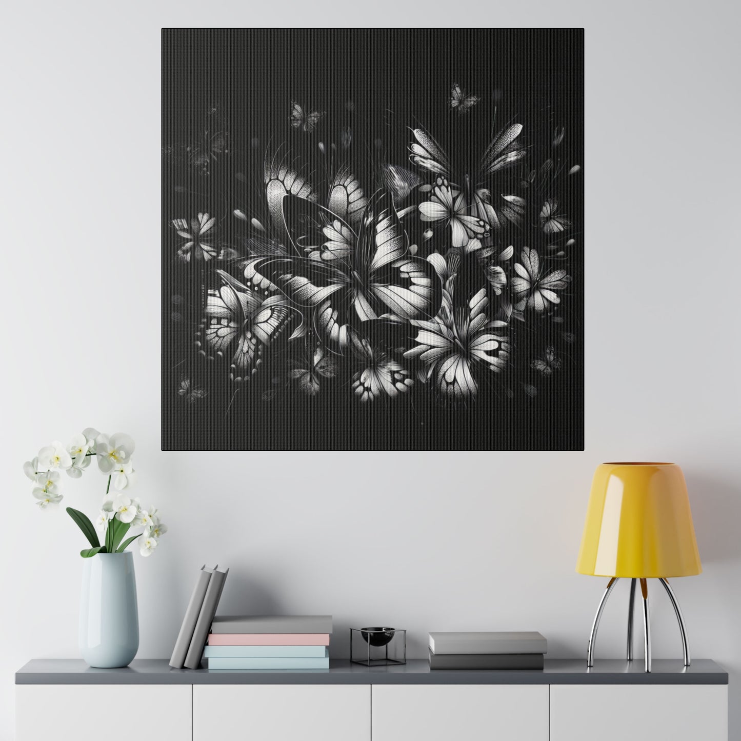 Butterfly Rush Graphic Original Matte Canvas, Stretched, 0.75"