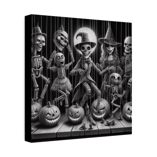 Halloween Marionettes Canvas Print