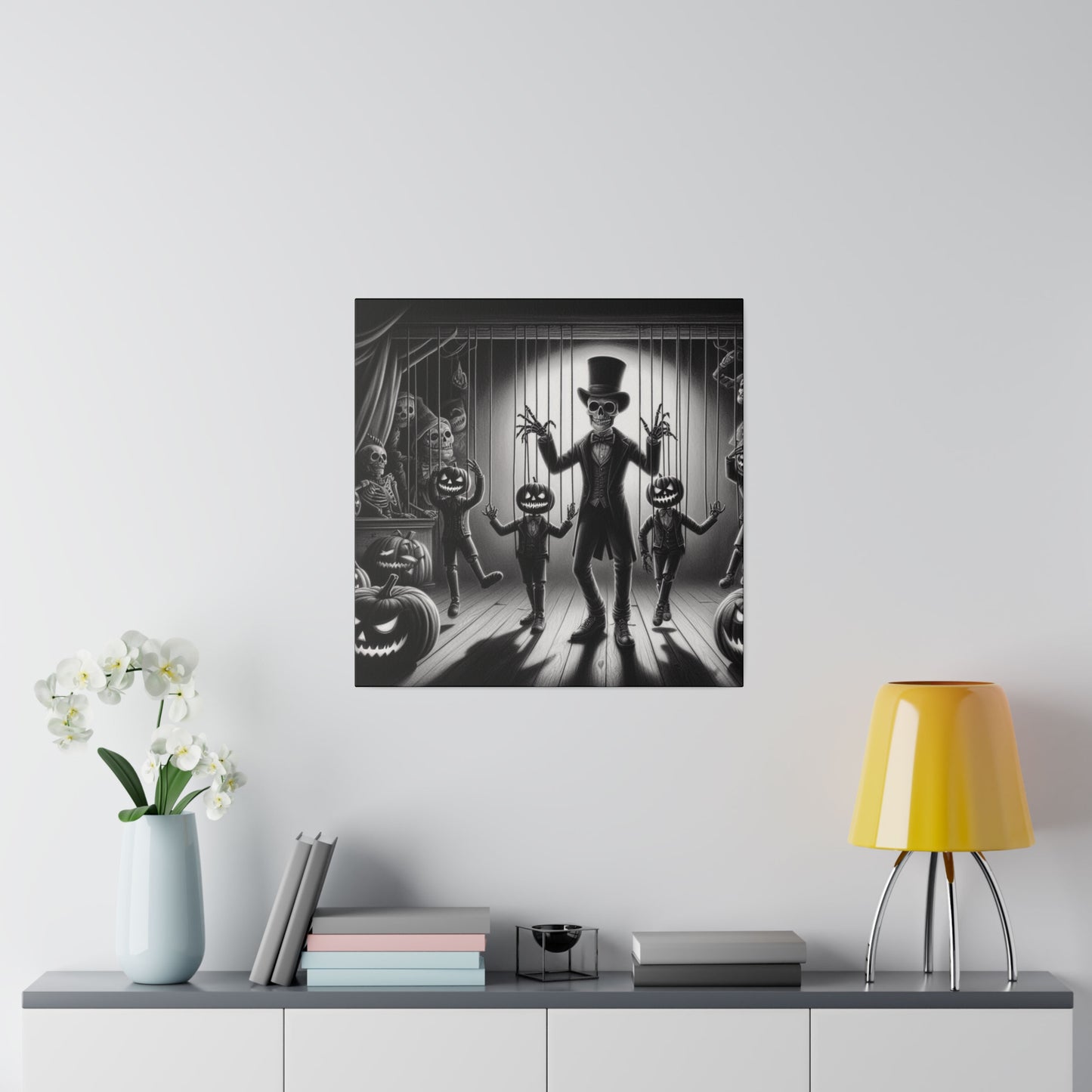 Halloween Marionettes Canvas Print