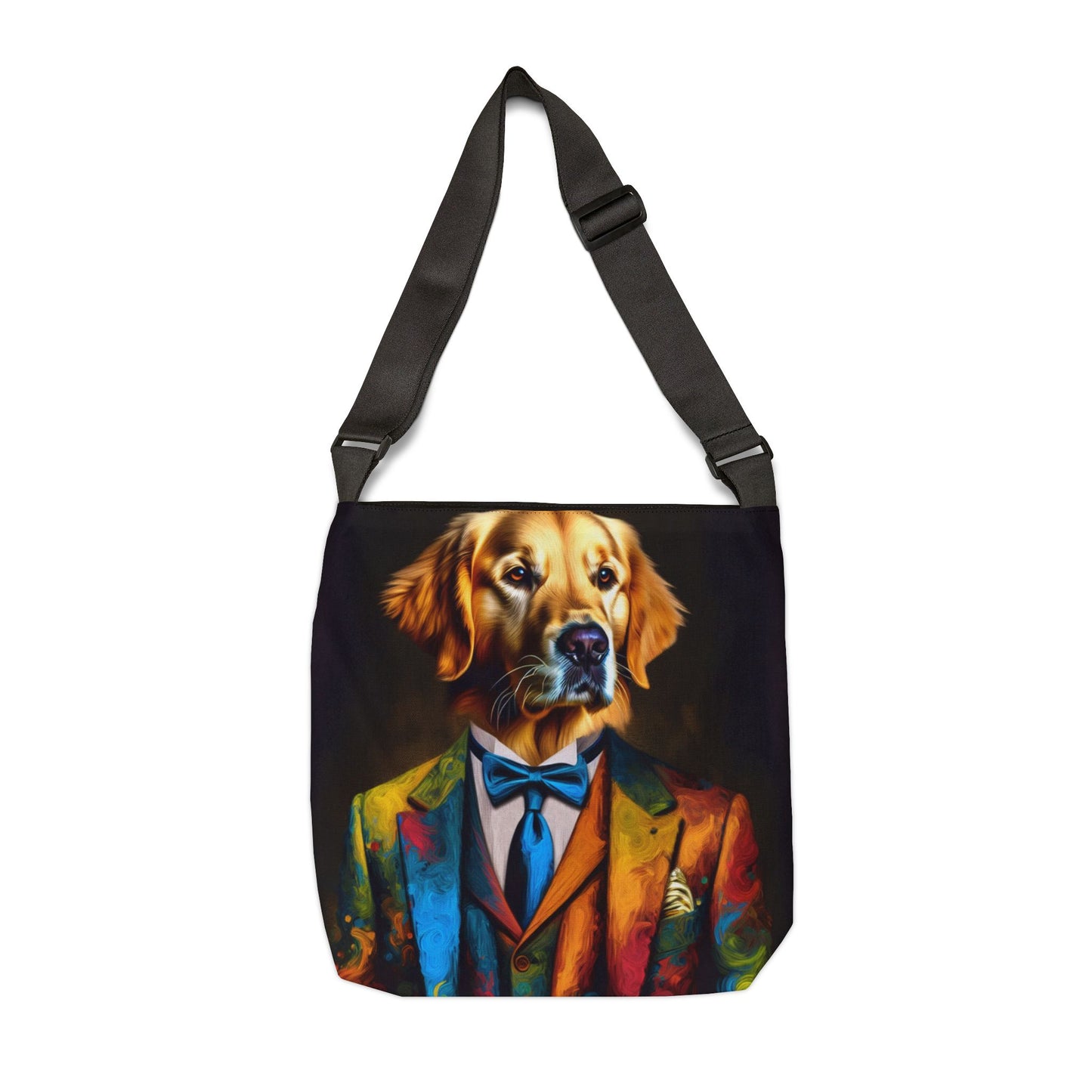 Mr Golden Retriever Adjustable Tote Bag