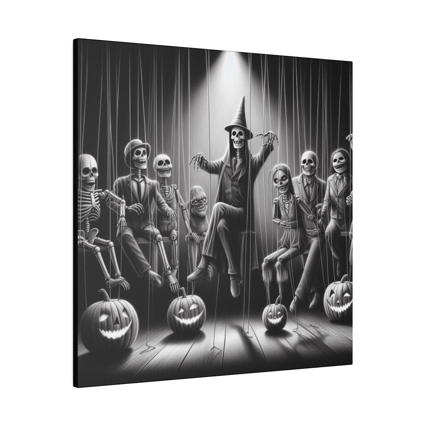 Halloween Marionettes Canvas Print