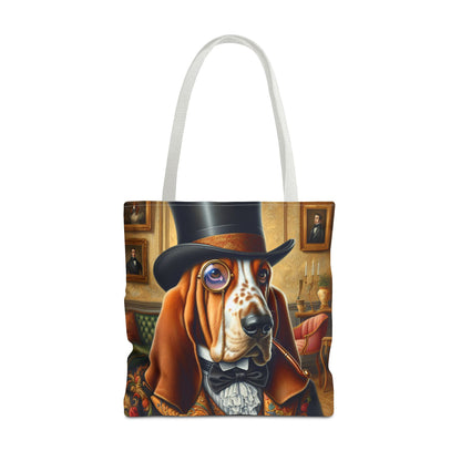 Mr Basset Hound Tote Bag (AOP)