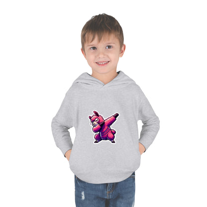 Dabbing Llama Toddler Pullover Fleece Hoodie