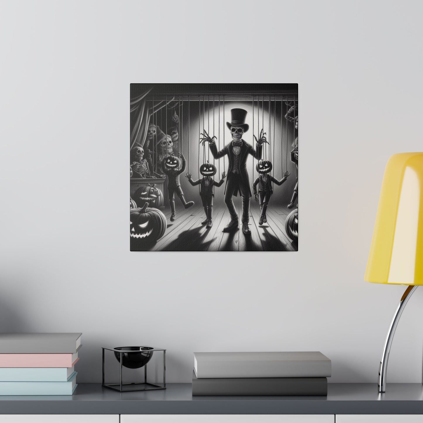 Halloween Marionettes Canvas Print