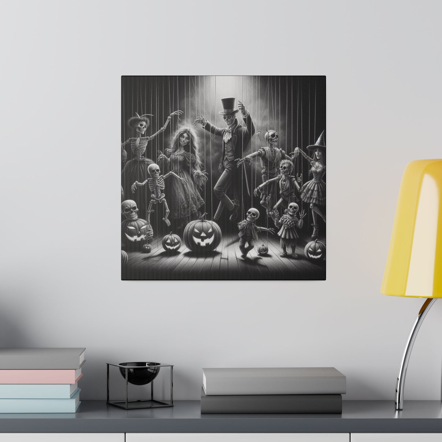 Halloween Marionettes Canvas Print