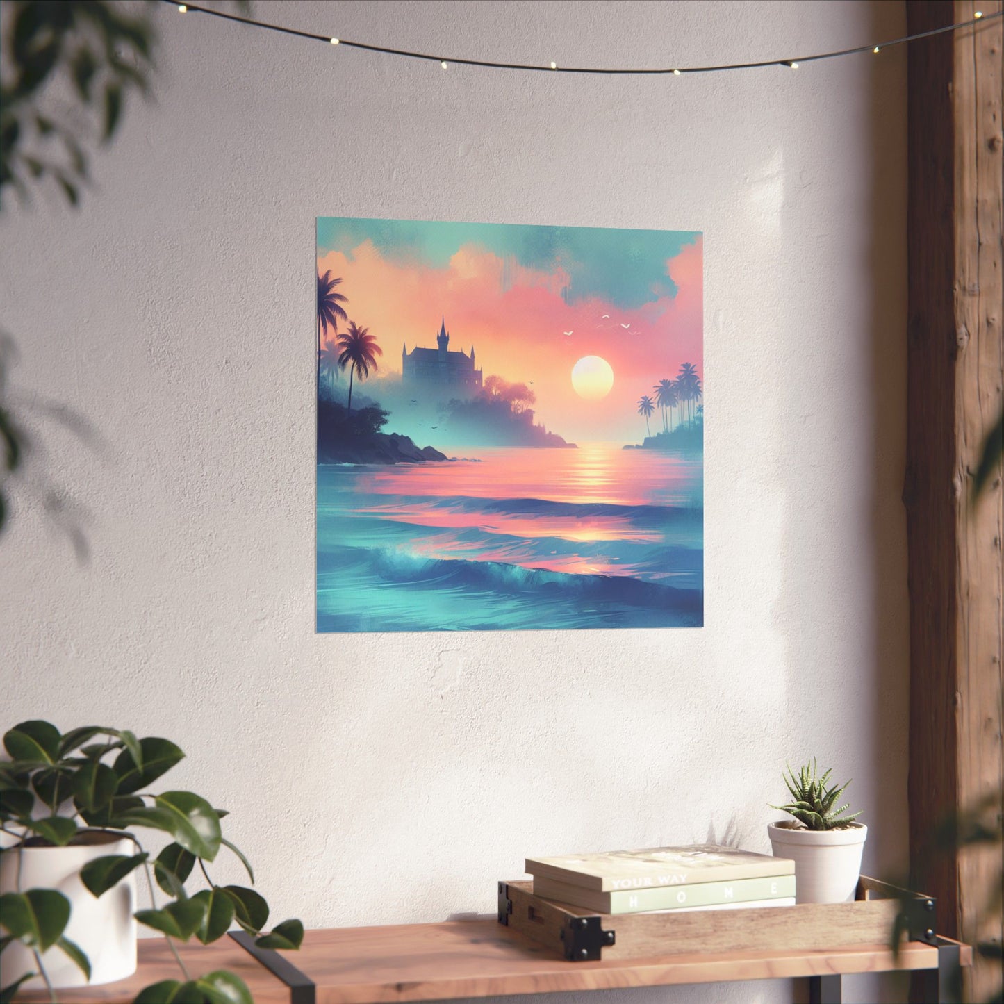 Beach Sunset F Vertical Posters