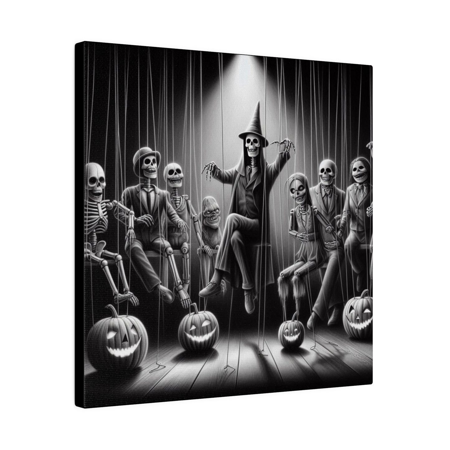Halloween Marionettes Canvas Print