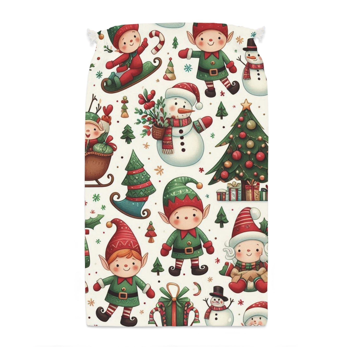 Snowman & Elf Gift Sack
