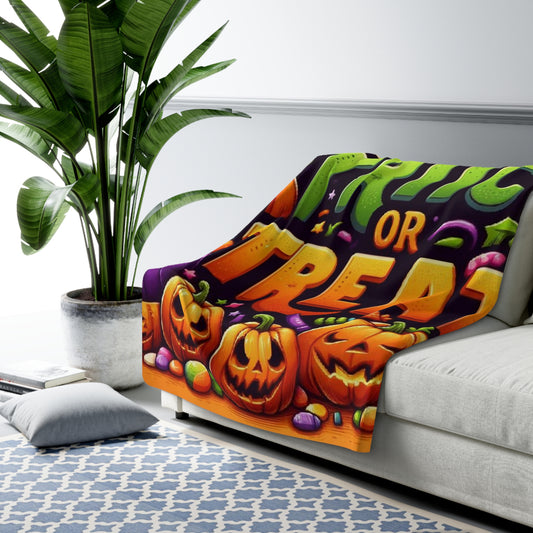 Halloween Collection Sherpa Fleece Blanket
