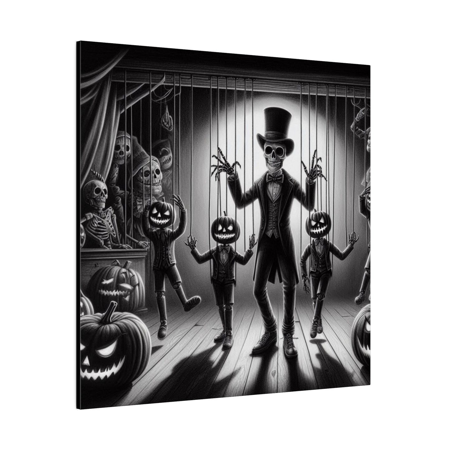 Halloween Marionettes Canvas Print