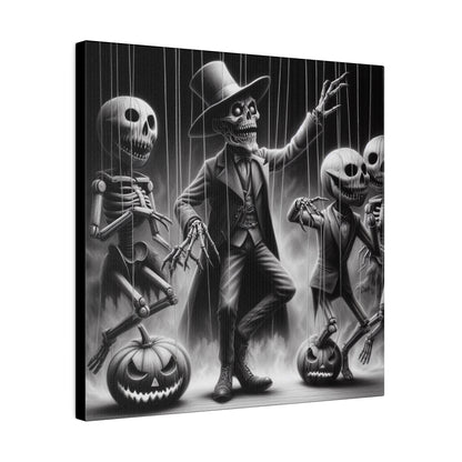 Halloween Marionettes Canvas Print