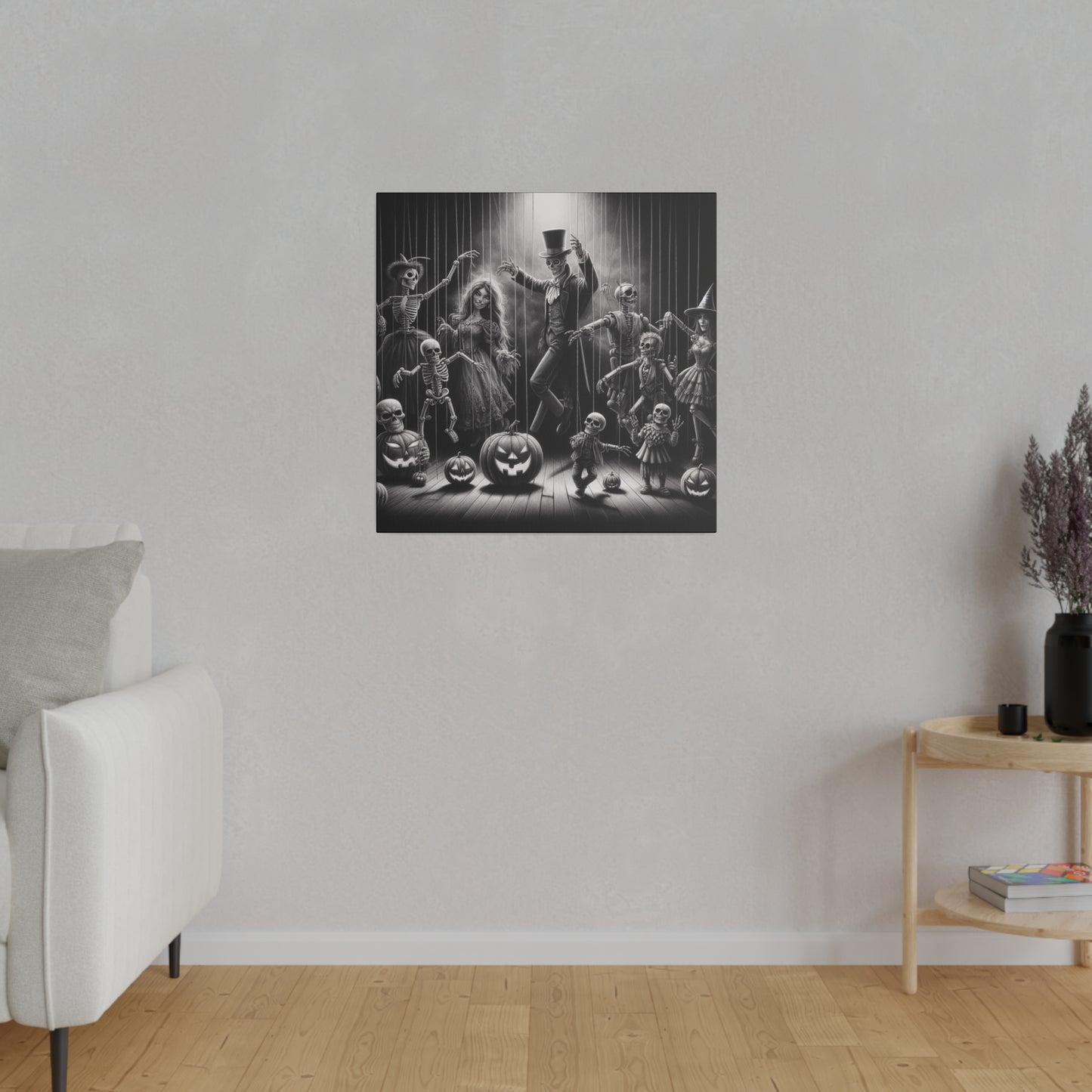 Halloween Marionettes Canvas Print