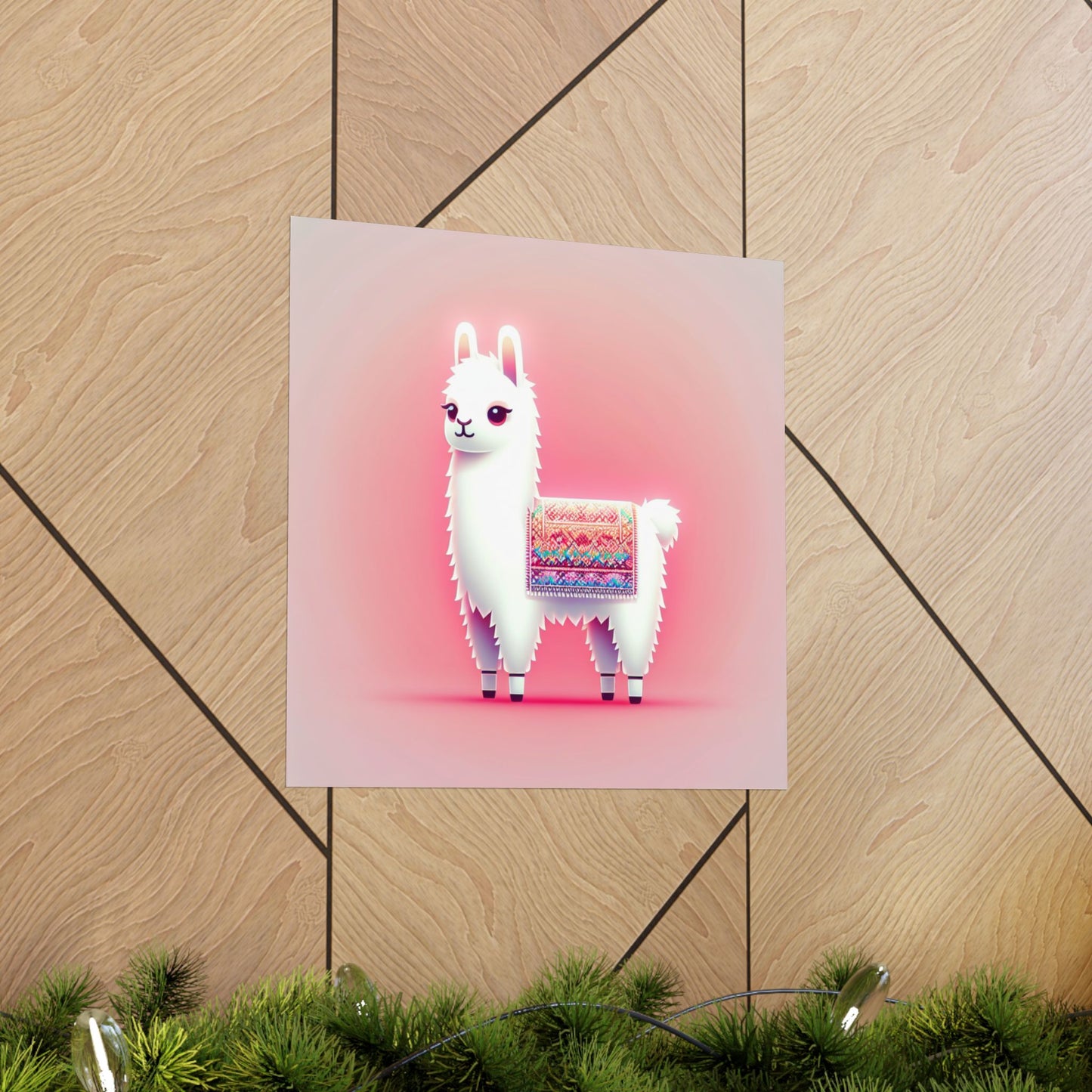 Llama A Vertical Posters