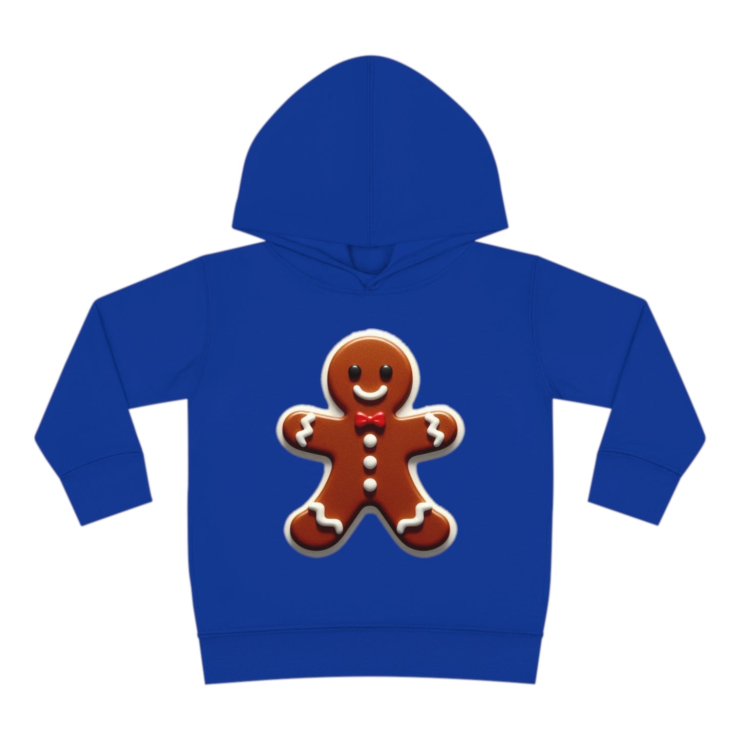 Traditional Gingerbread Man Toddler Pullover Fleece Hoodie