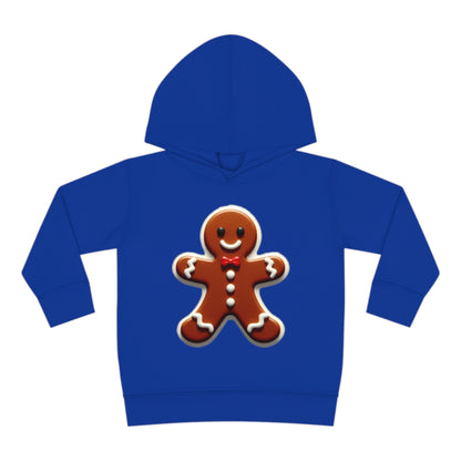 Traditional Gingerbread Man Toddler Pullover Fleece Hoodie