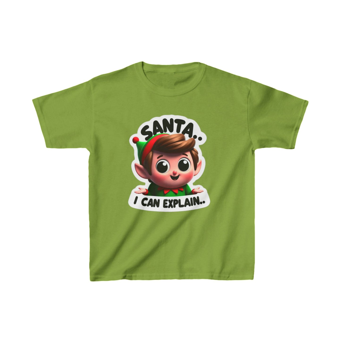 "Santa, I Can Explain" Scout Elf Heavy Cotton™ Tee