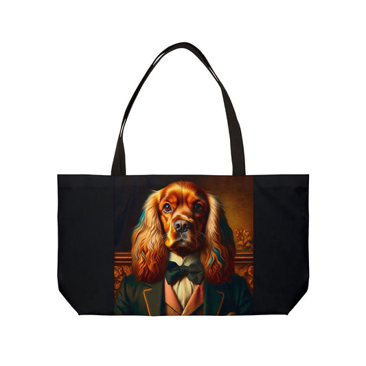Mr Spaniel Weekender Tote Bag