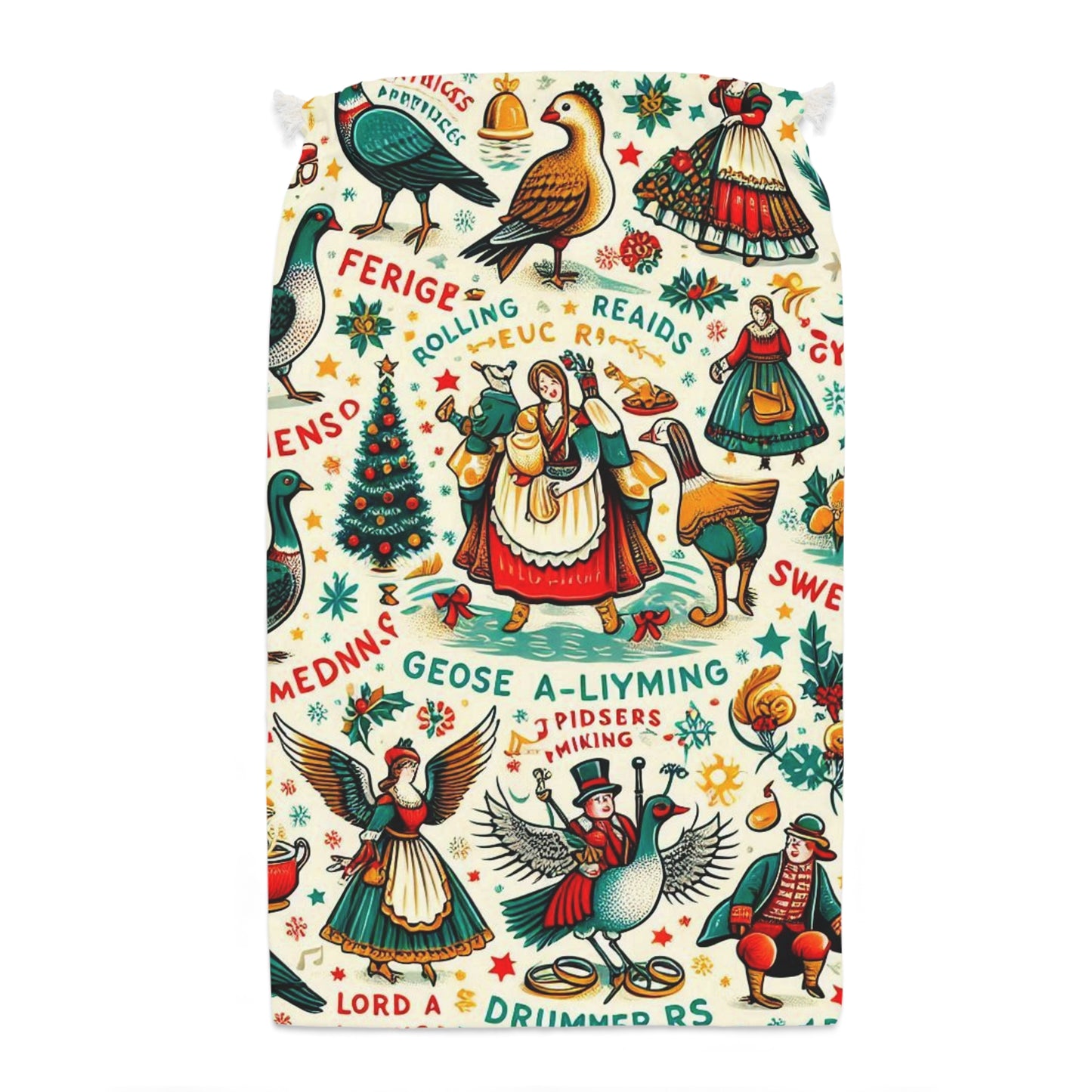 Maids-A-Milking Christmas Gift Sack