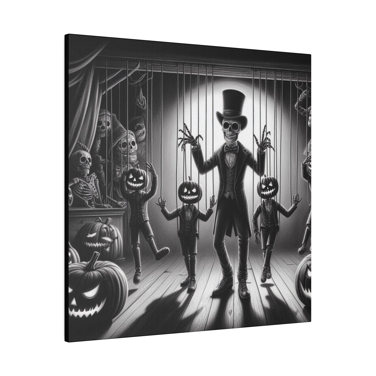Halloween Marionettes Canvas Print