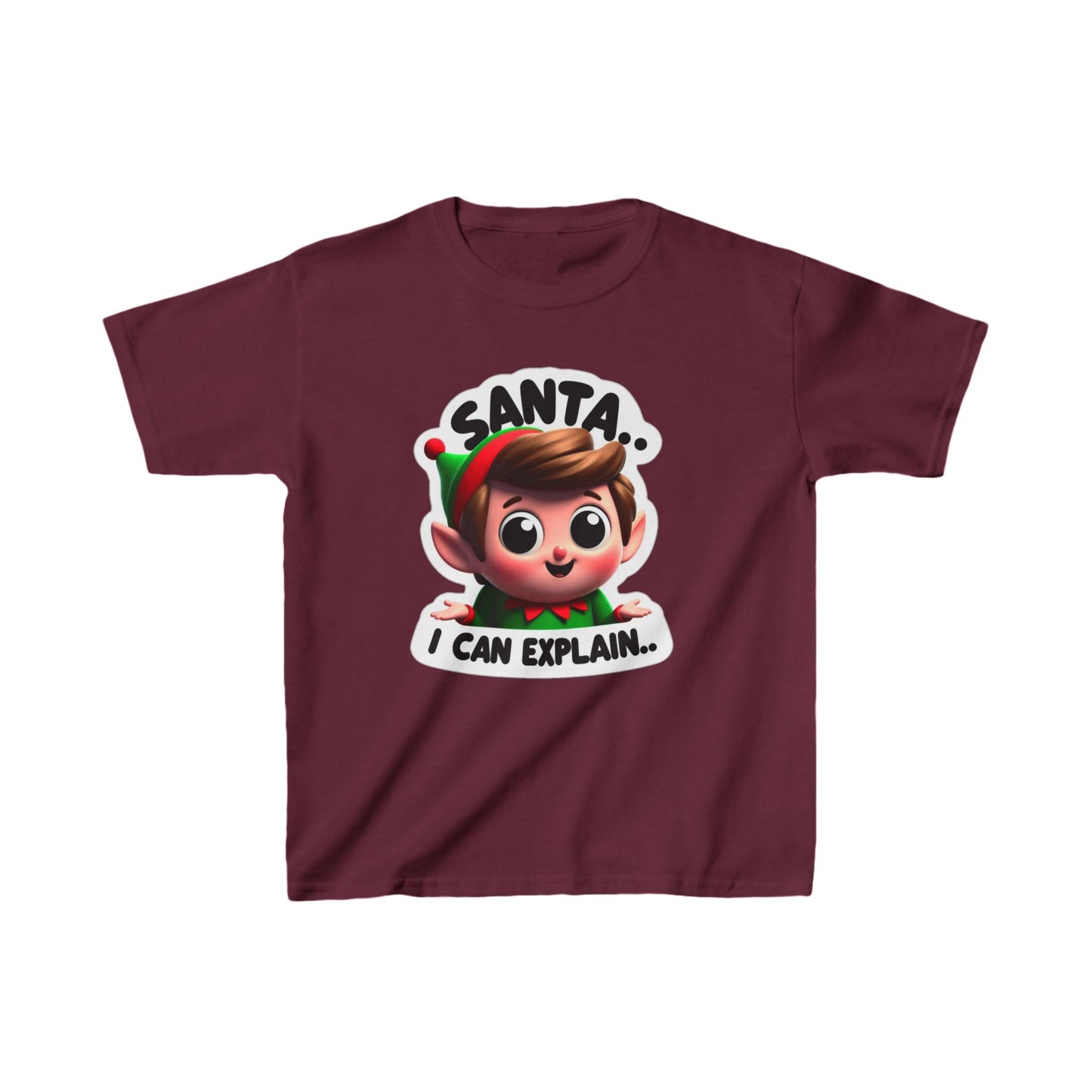 "Santa, I Can Explain" Scout Elf Heavy Cotton™ Tee