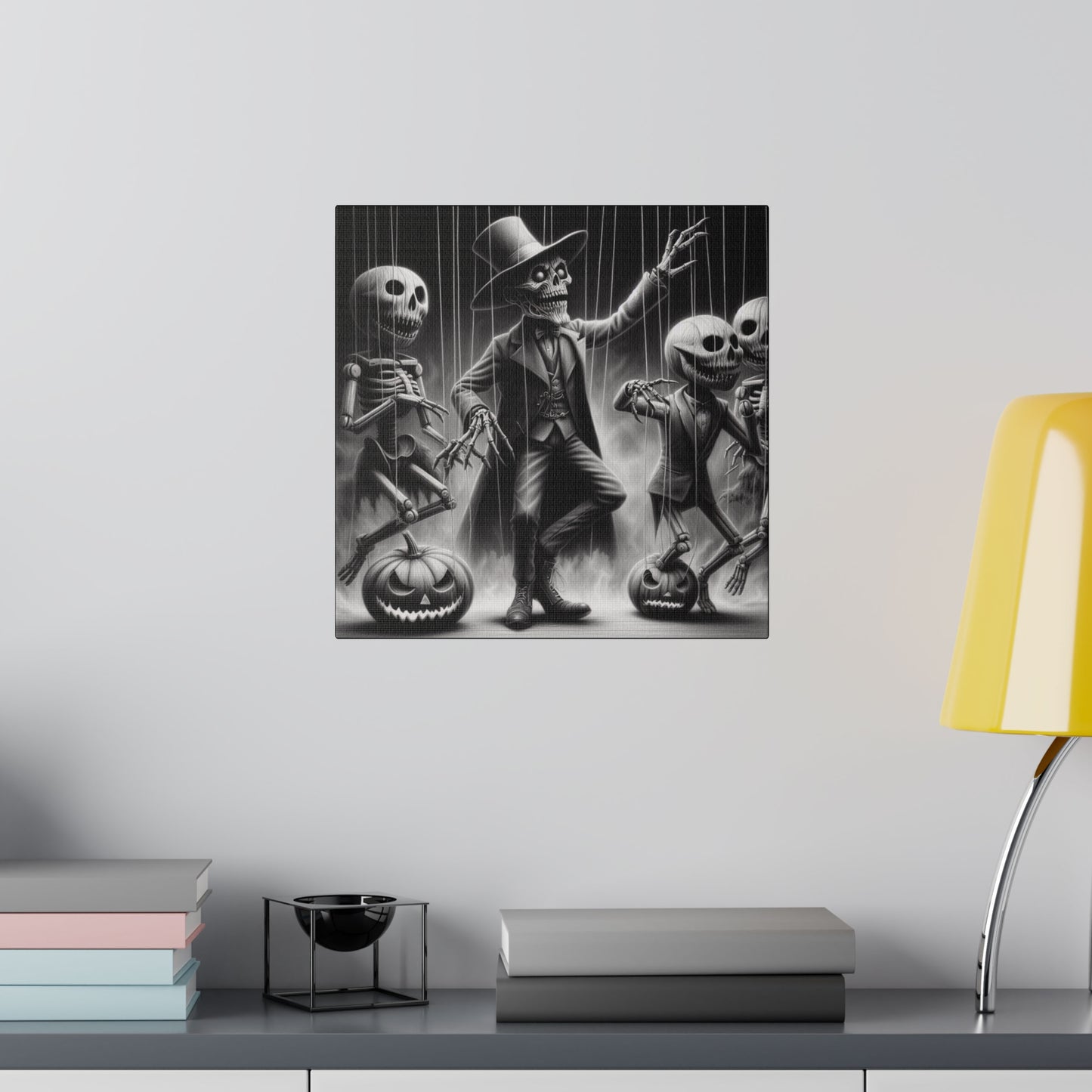 Halloween Marionettes Canvas Print