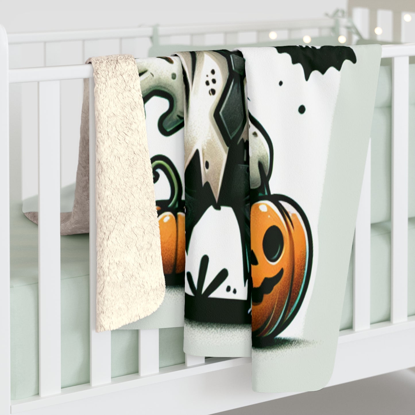 Zombie Halloween Collection Sherpa Fleece Blanket