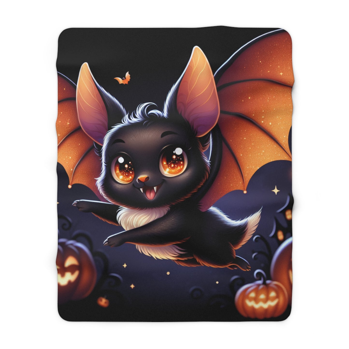 Fatbat Halloween Collection Sherpa Fleece Blanket