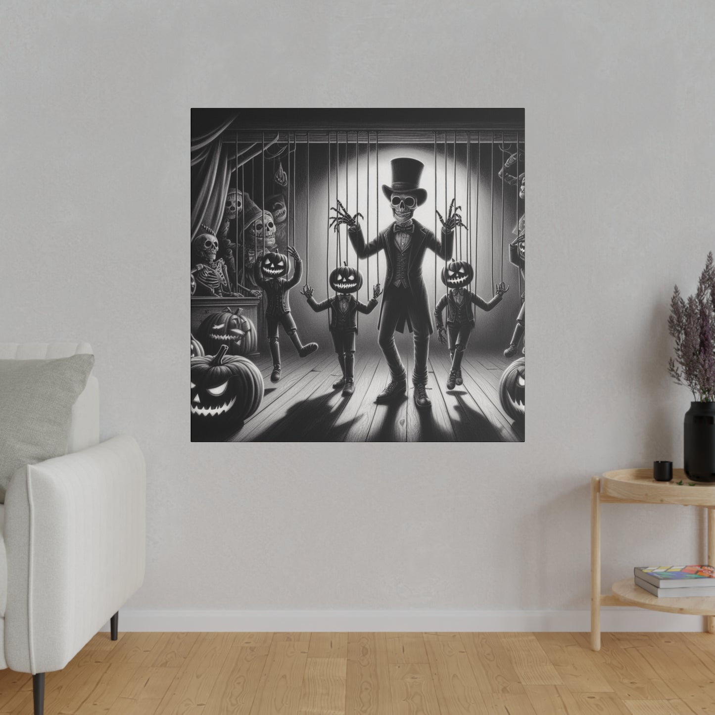 Halloween Marionettes Canvas Print