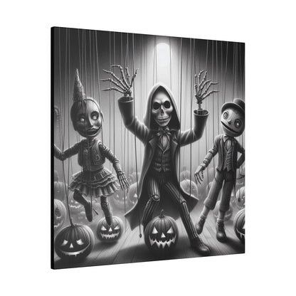Halloween Marionettes Canvas Print